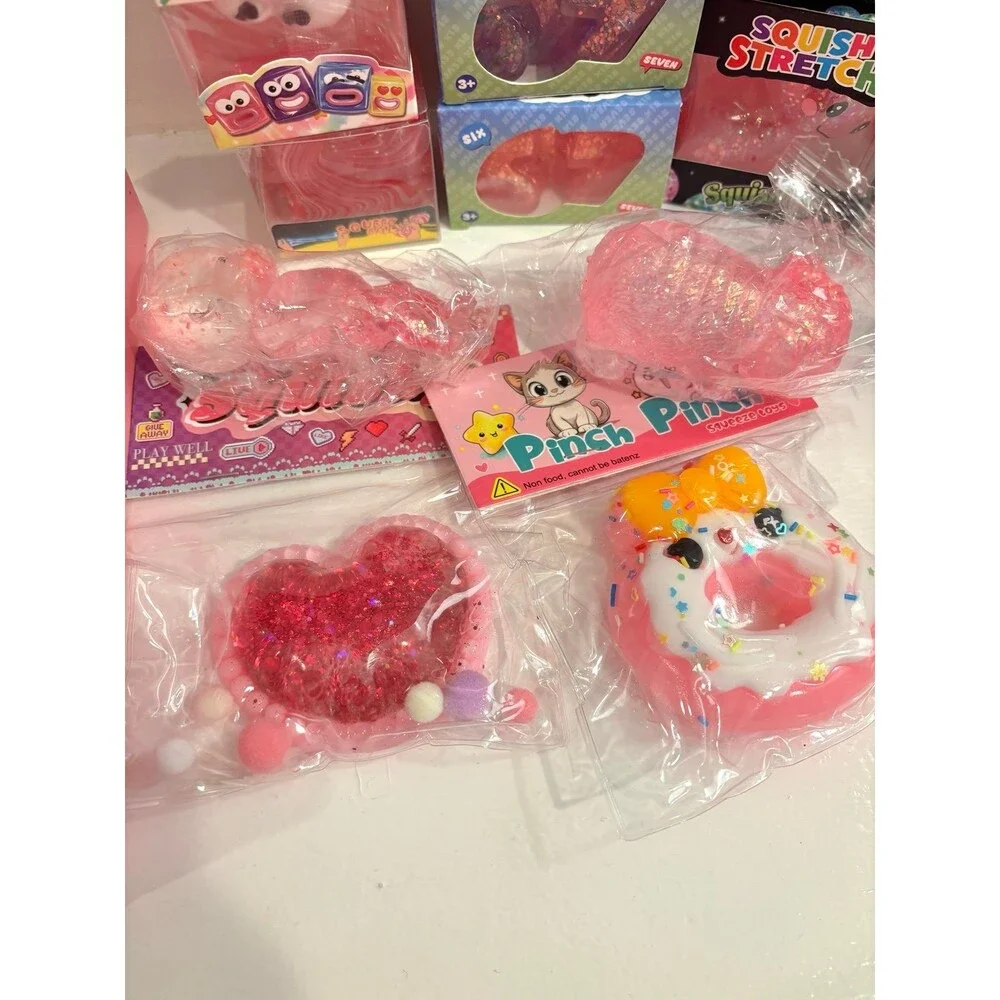 RMS Crazy Fun Five Below squishy sugar, Taba, Butter huge PINK LOT of 22